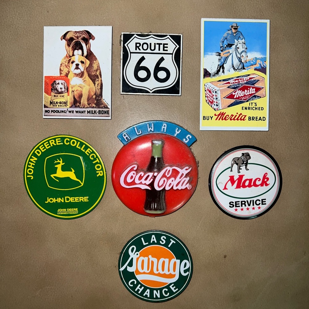 *5/25* Vintage Style Refrigerator Magnets